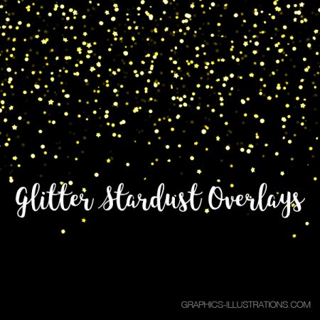 Glitter Stardust Photoshop Overlays
