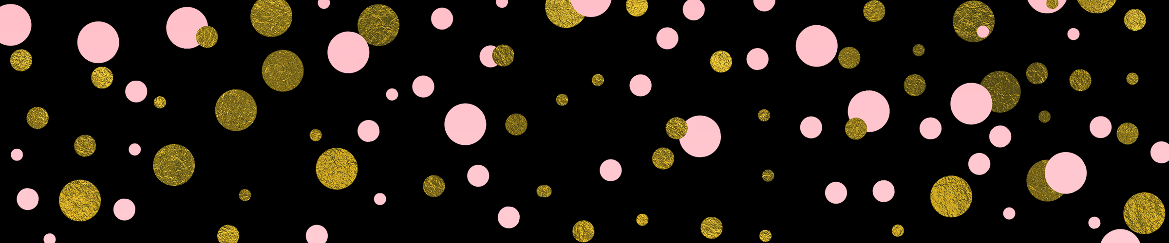 Pink and Gold Confetti Overlays, Pack of 14 PNGs