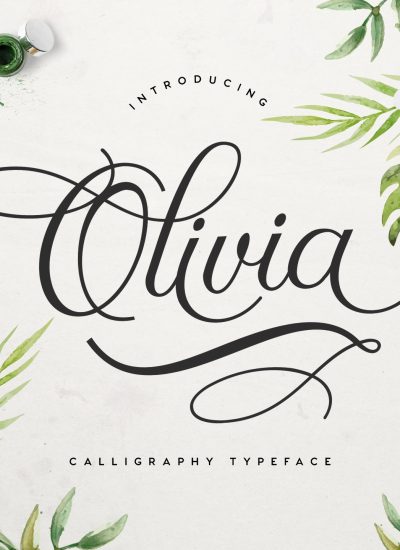 Introducing the "Olivia" Handwriting Font