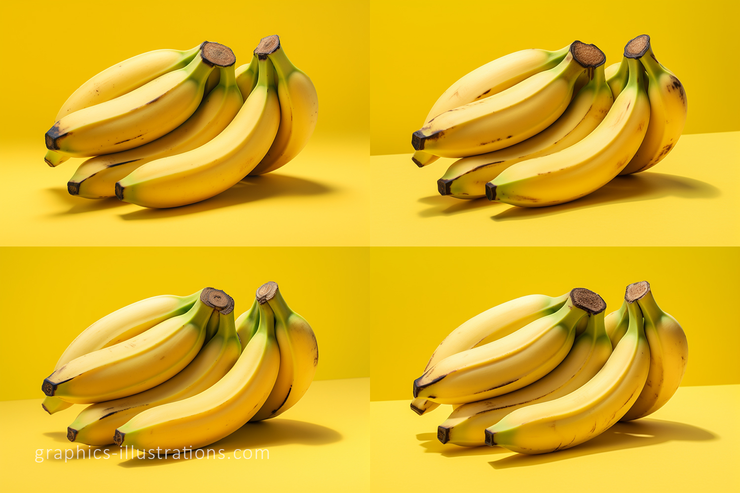 AI generated image of bananas