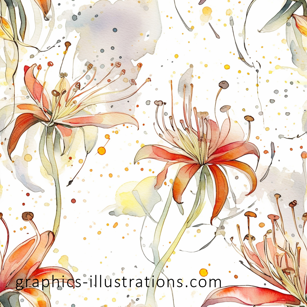 seamless floral pattern graphics-illustrations, free download