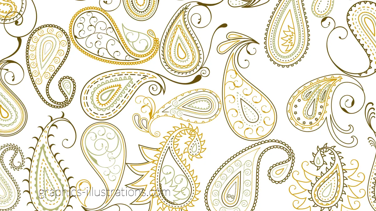Paisley Designs - Photoshop Brushes set 75+25!