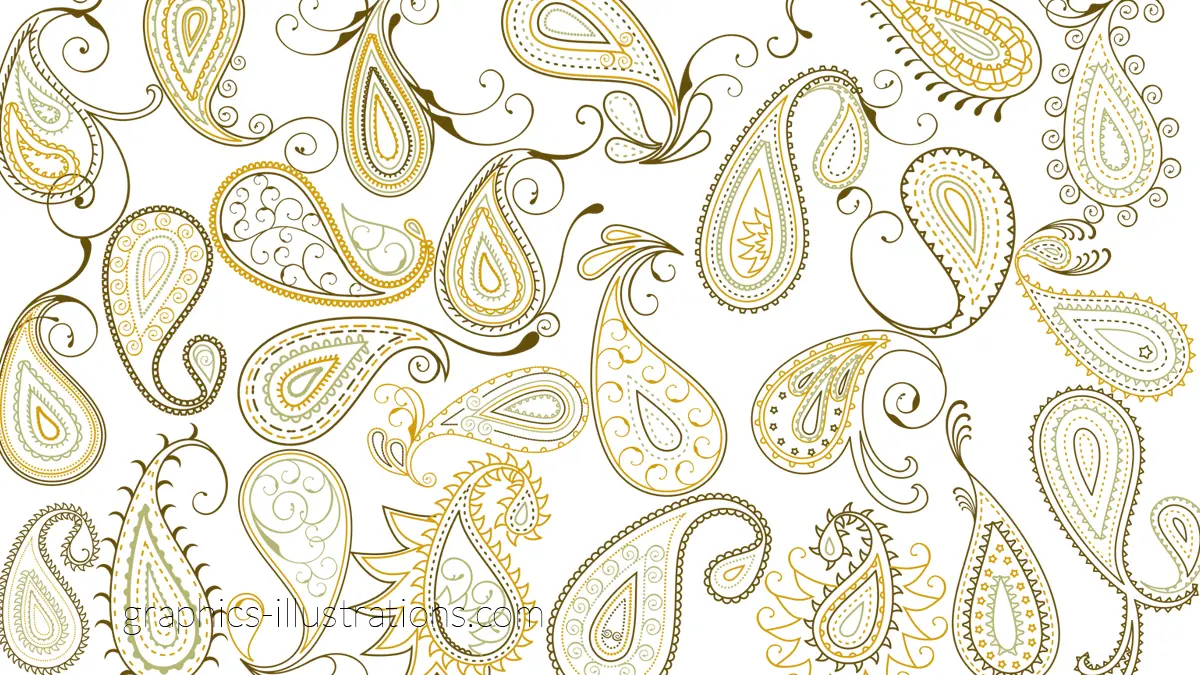 Paisley Designs - Photoshop Brushes set 75+25
