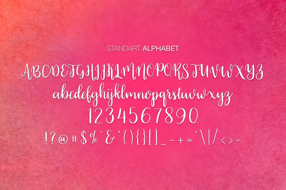 Just Love handwritten font with swashes