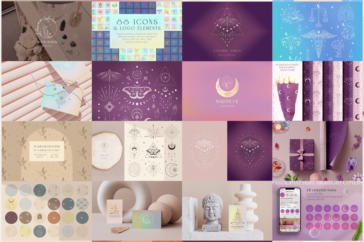 graphic design, brand identity design bundle