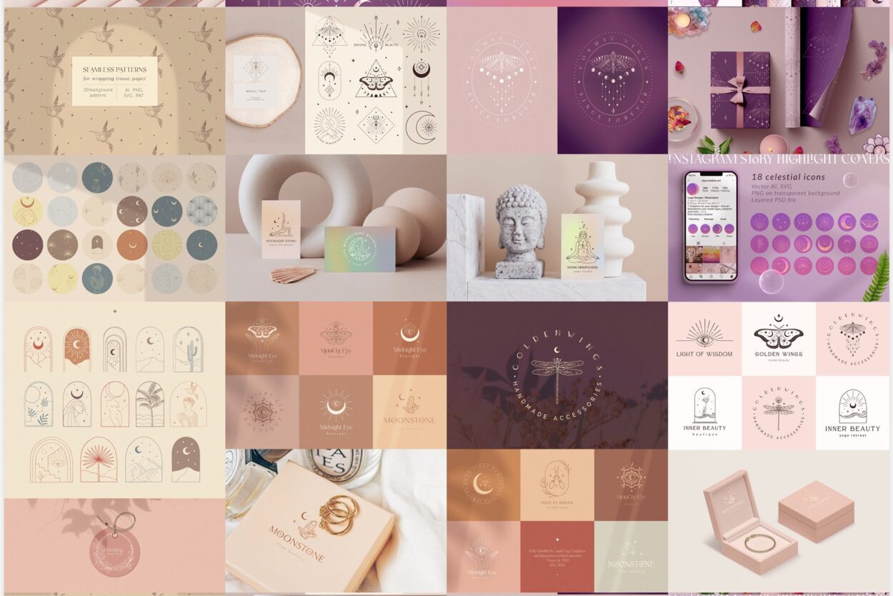 graphic design, brand identity design bundle