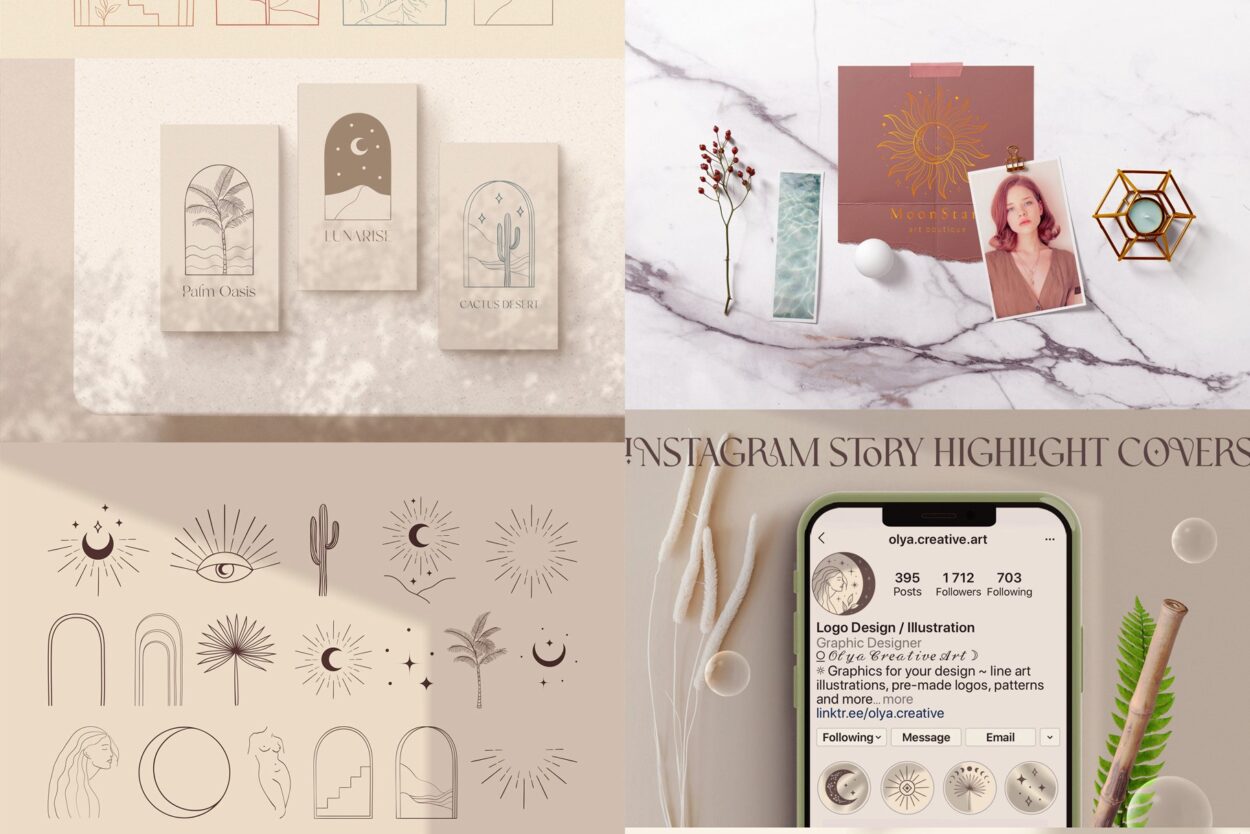 graphic design, brand identity design bundle