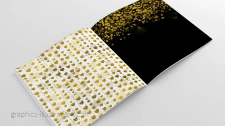 A Sparkle for Your Creations with Gold Hearts Overlays