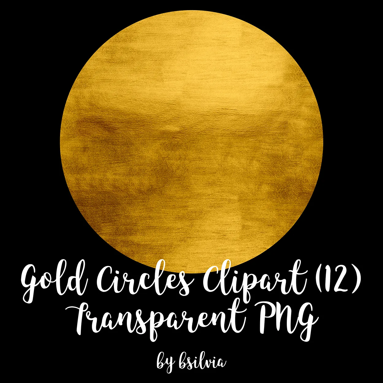 Gold Circles Clipart, Sparkly Glitter Gold Circles Transparent PNG, Gold Foil Clip Art Circles, PNG Circles, Digital Clipart